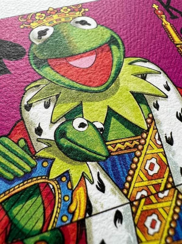 Muppets playing cards