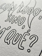 CON TODO, SINO, ¿PÁ QUÉ?