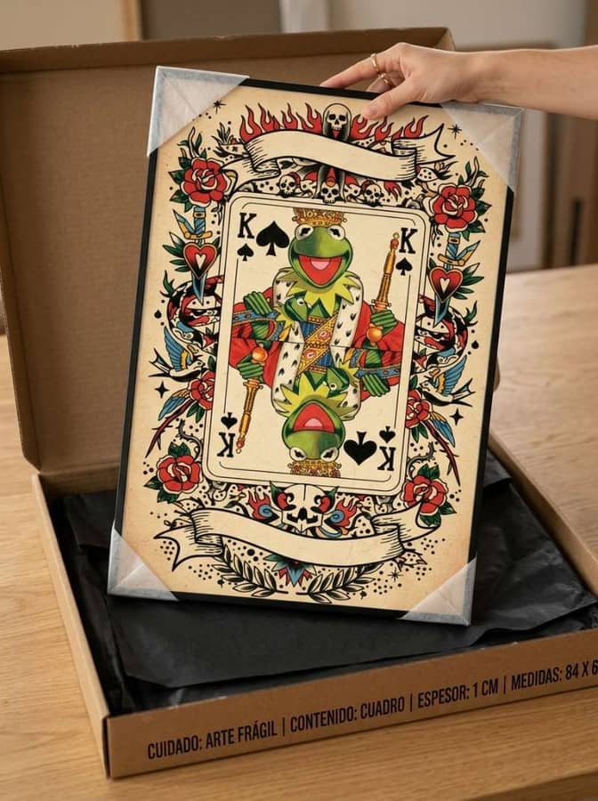 Muppets playing cards