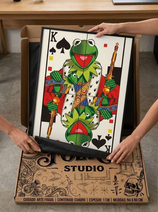 Muppets playing cards