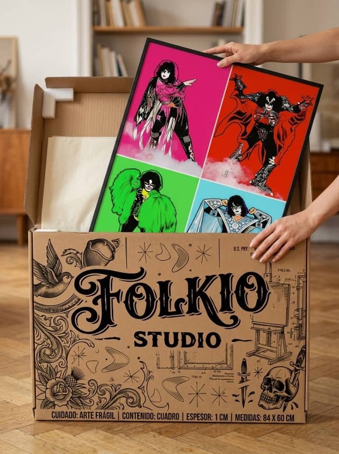 Kiss pop art