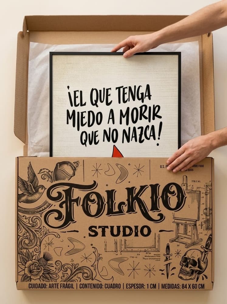 El que tenga miedo a morir....