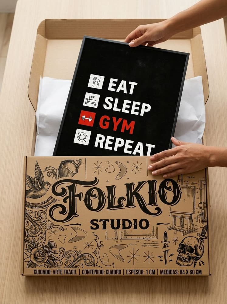 Eat, sleep, gym, Repeat