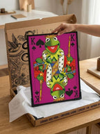 Muppets playing cards