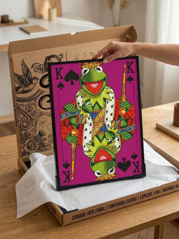 Muppets playing cards