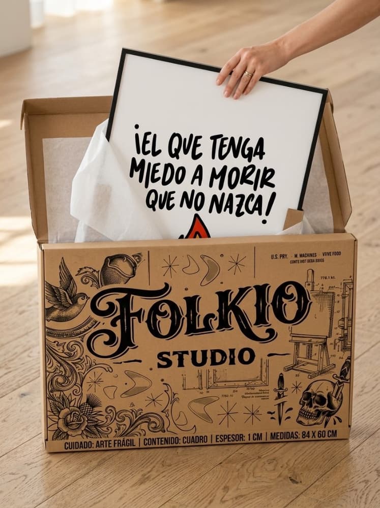 El que tenga miedo a morir....
