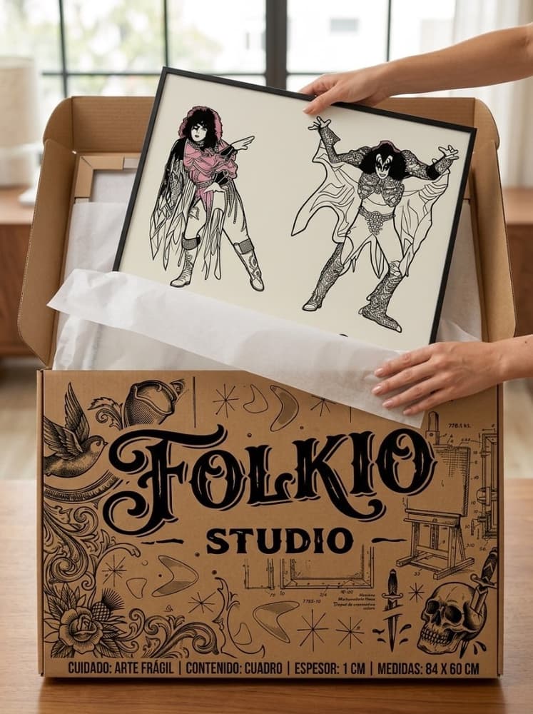Kiss pop art