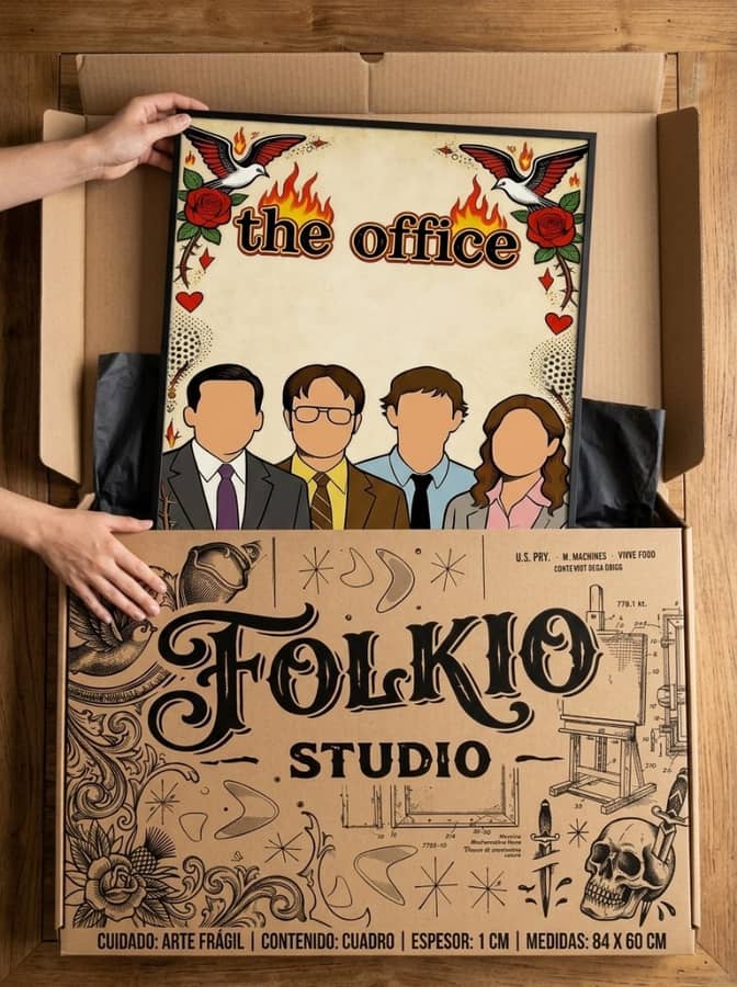 The office siluettes