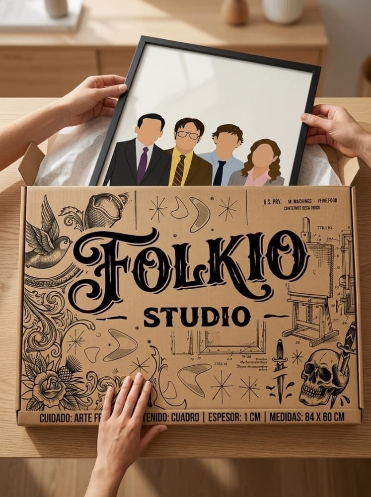 The office siluettes