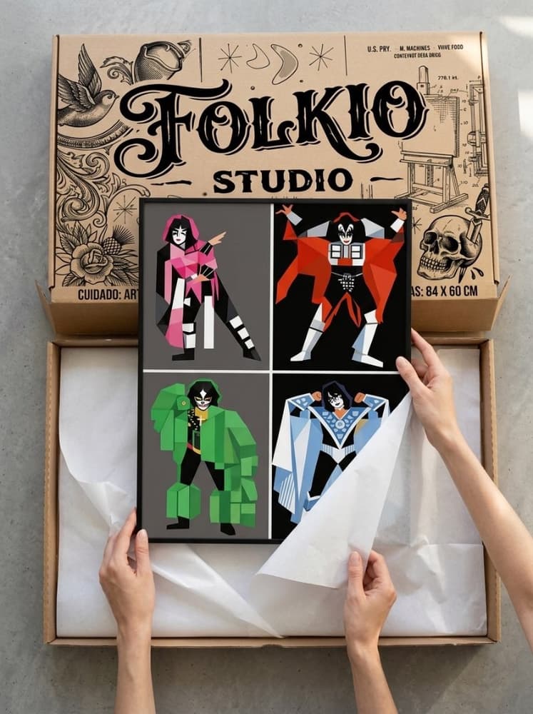 Kiss pop art