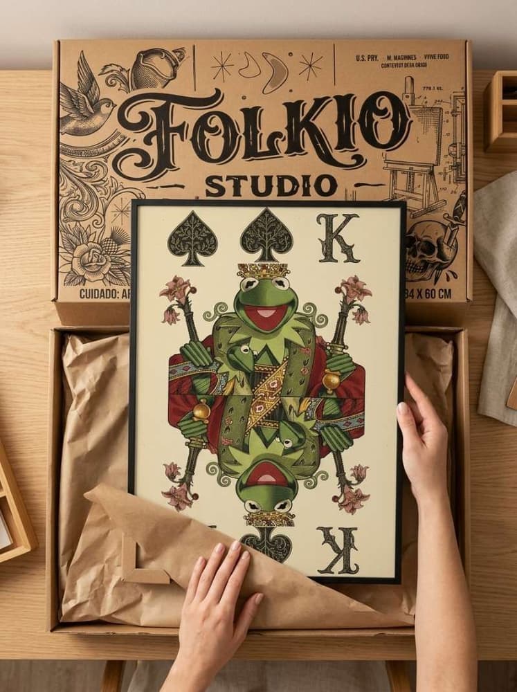 Muppets playing cards